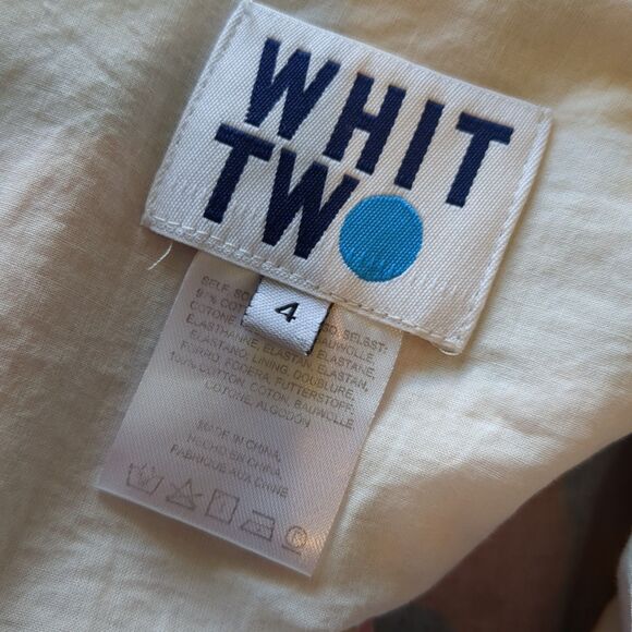 Anthropologie Whit Two A-Line Tank Bateau Neck Dress Size 4 - Picture 11 of 13